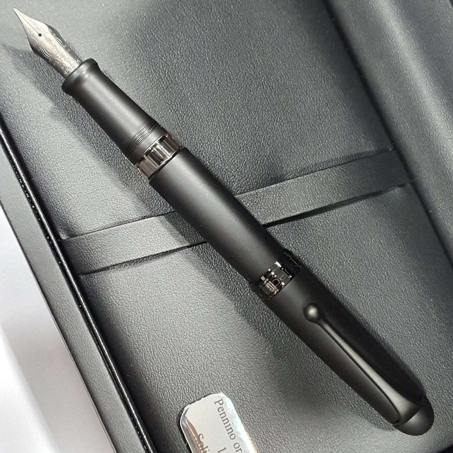 Aurora 88 Unica Black 14K Gold Fountain Pen 809-NN designed by Marcello Nizzoli