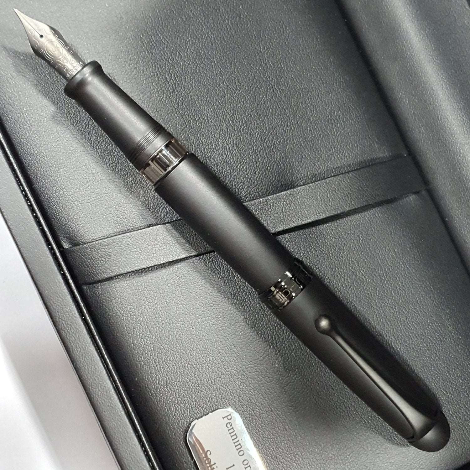 Aurora 88 Unica Black 14K Gold Fountain Pen 809-NN designed by Marcello Nizzoli