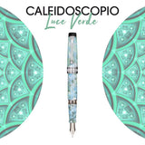 Aurora Optima Caleidoscopio Luce Verde CT Fountain Pen 996-CKV (Limited Edition)