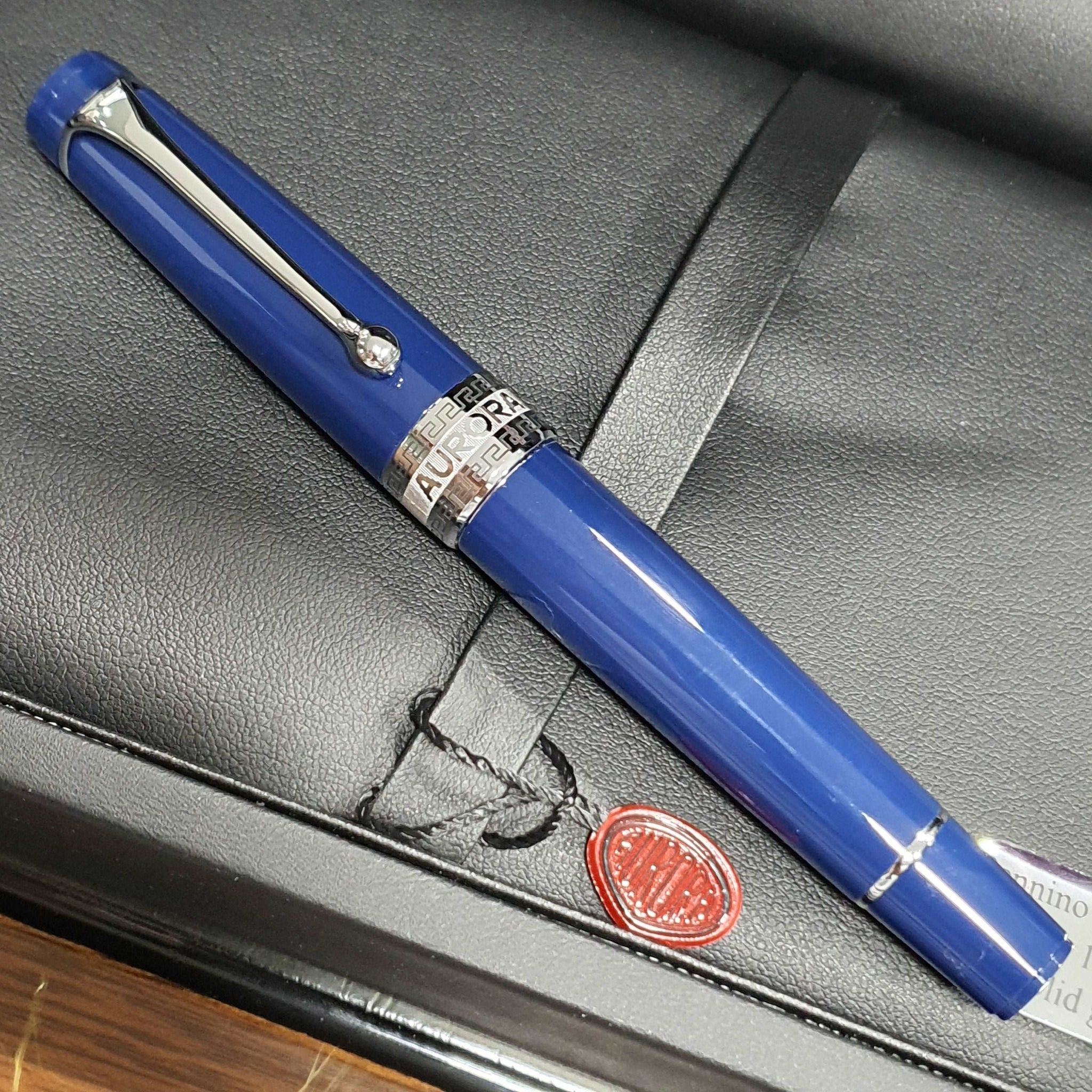 Aurora Optima Flex Blue Fountain Pen 997-BL (Limited Edition)