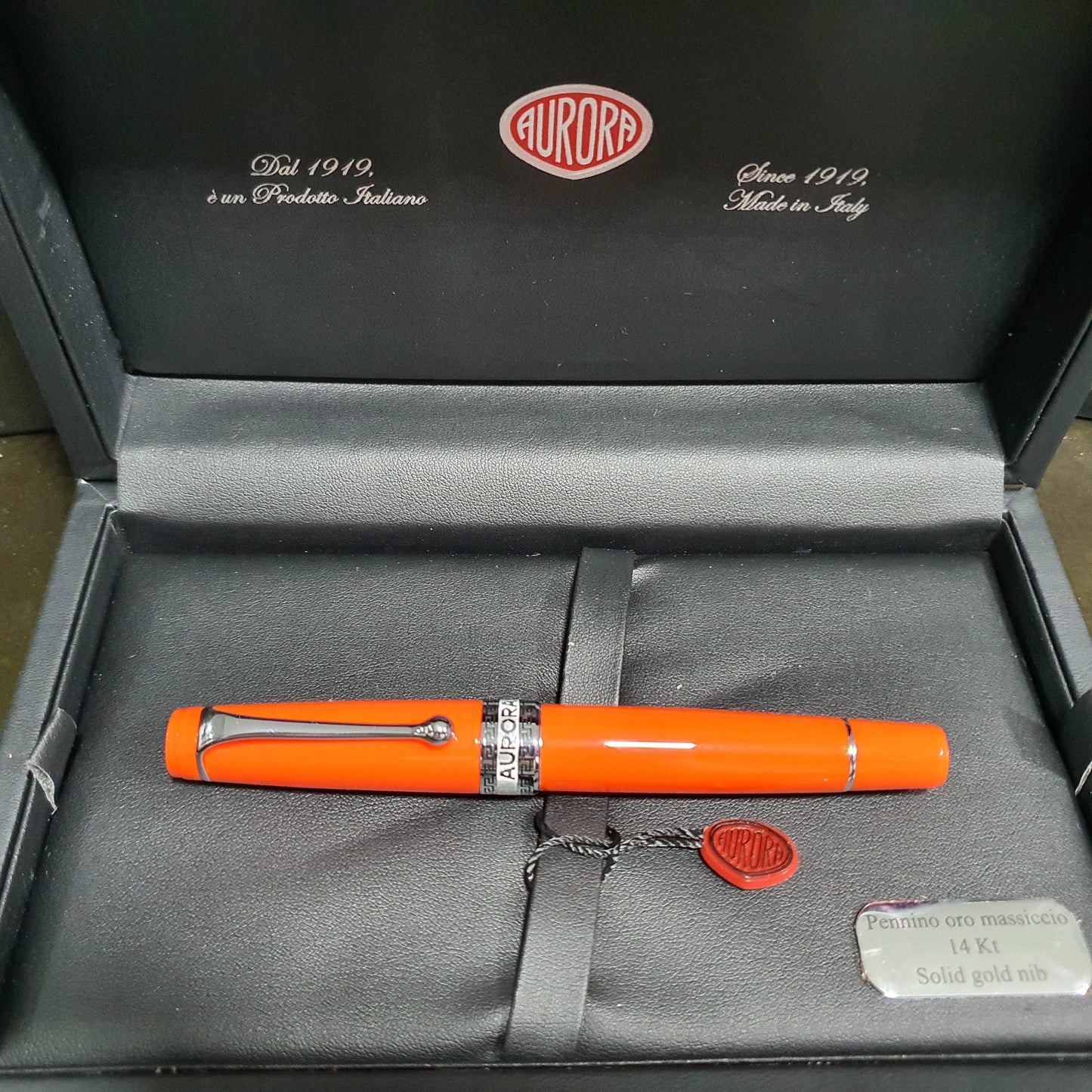 Aurora Optima Flex Orange Fountain Pen 997-OR (Limited Edition)