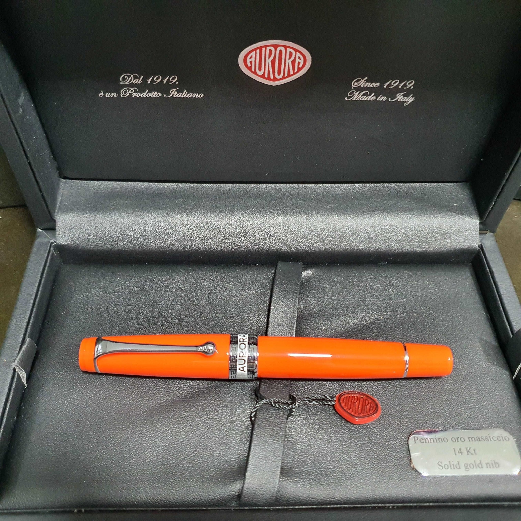 Aurora Optima Flex Orange Fountain Pen 997-OR (Limited Edition)