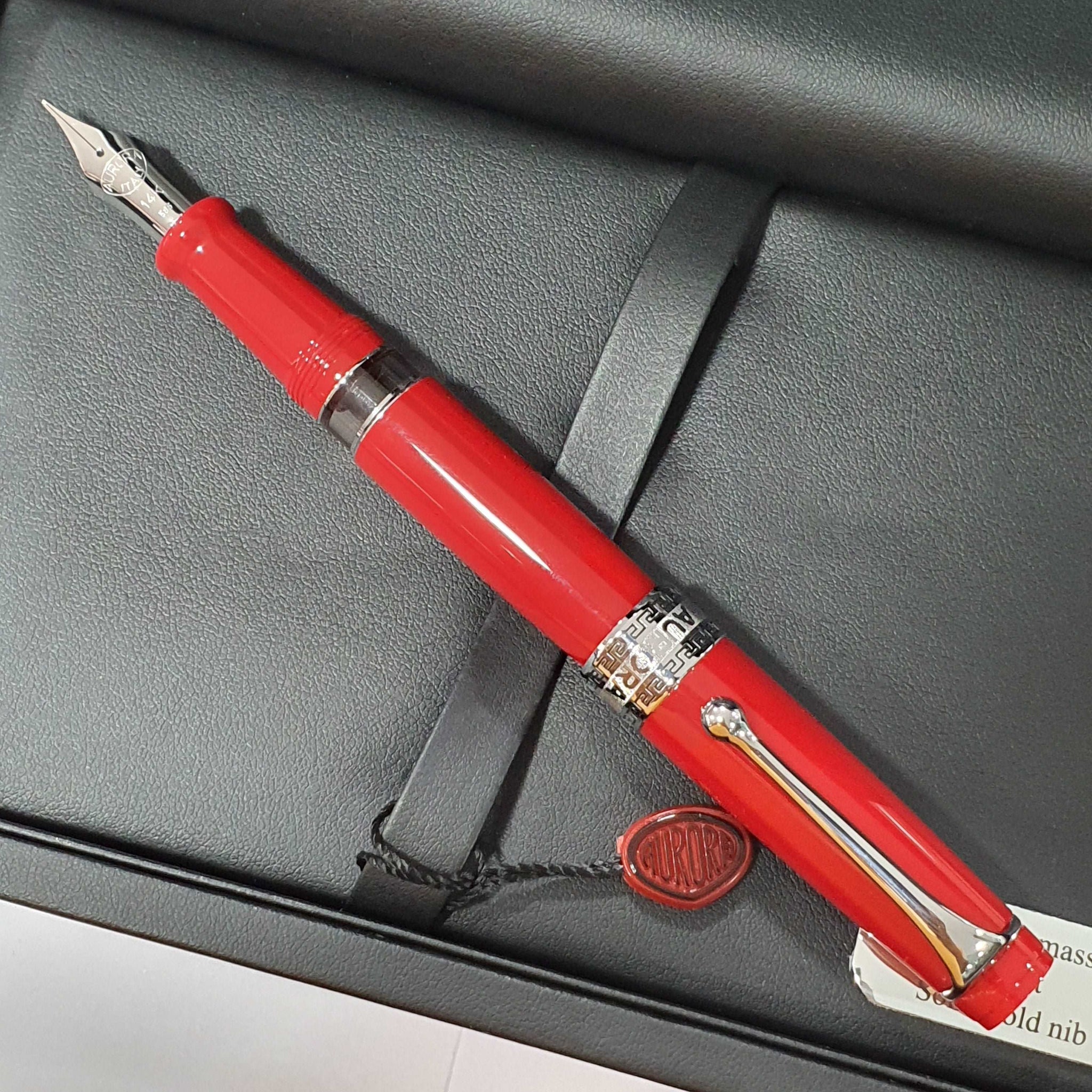 Aurora Optima Flex Red Fountain Pen 997-RO (Limited Edition)