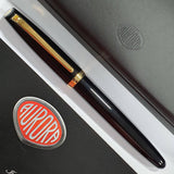 Aurora Style Resin Black GT Fountain Pen E12-DN
