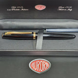 Aurora Style Resin Black GT Fountain Pen E12-DN