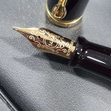 Aurora Talentum Black 14K Gold GT Fountain Pen