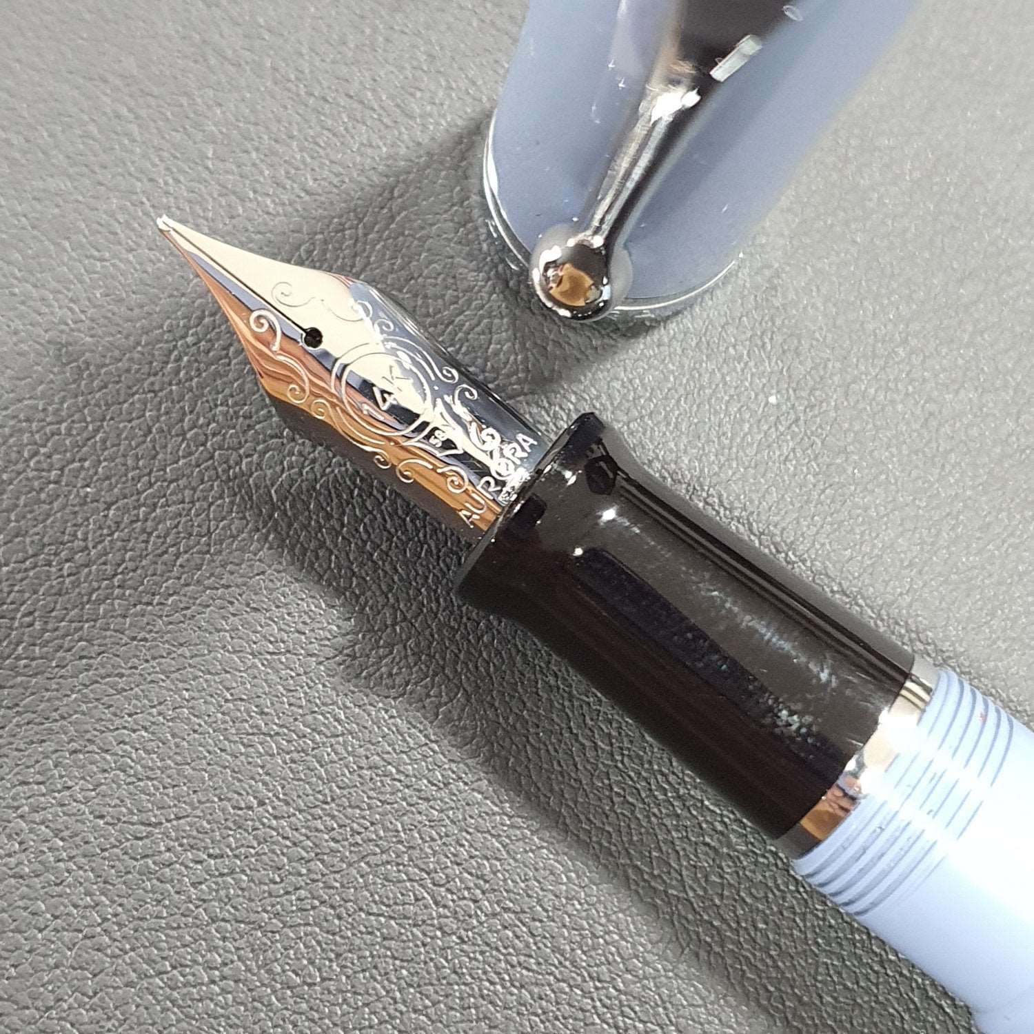 Aurora Talentum Light Blue 14K Gold CT Fountain Pen