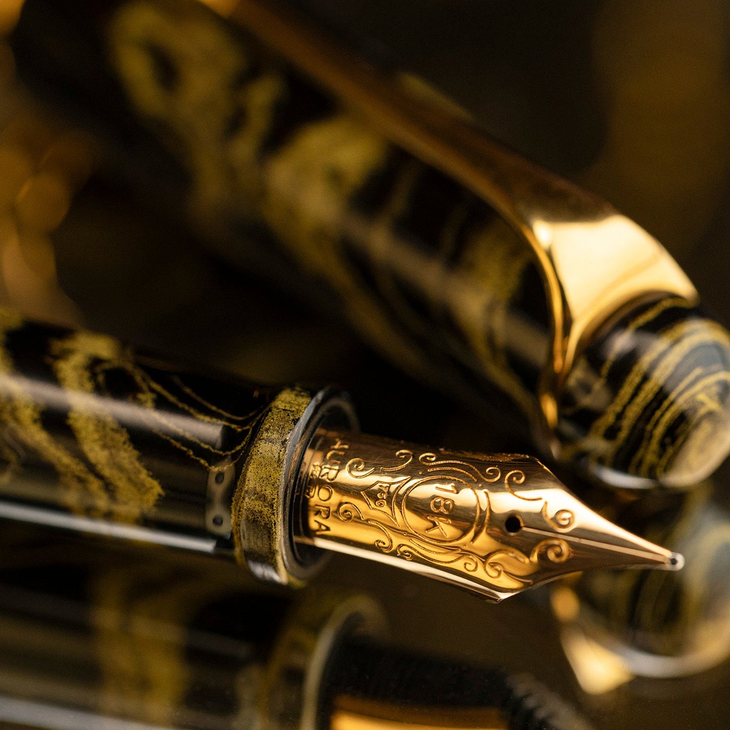 Aurora 88 Ebanite Gialla GT Fountain Pen (Limited Edition)