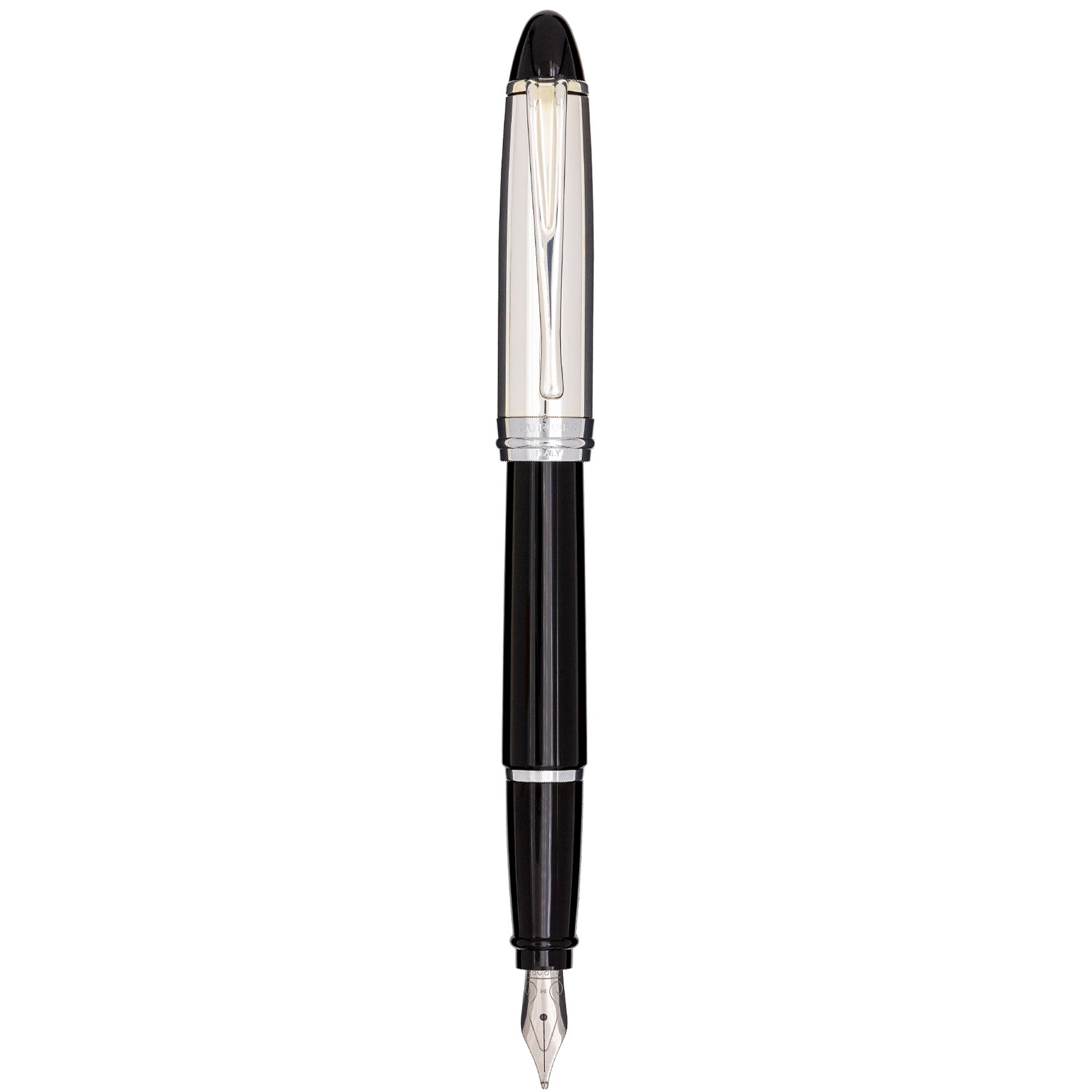 Aurora Ipsilon Argento Black CT Fountain Pen