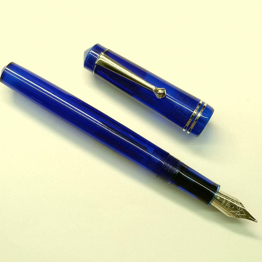 Click Aristocrat Demo Blue CT Fountain Pen (EF) CLK1300DBU-EF