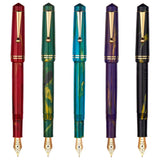 Click Aristocrat Marble Green GT Fountain Pen CLK1250MG