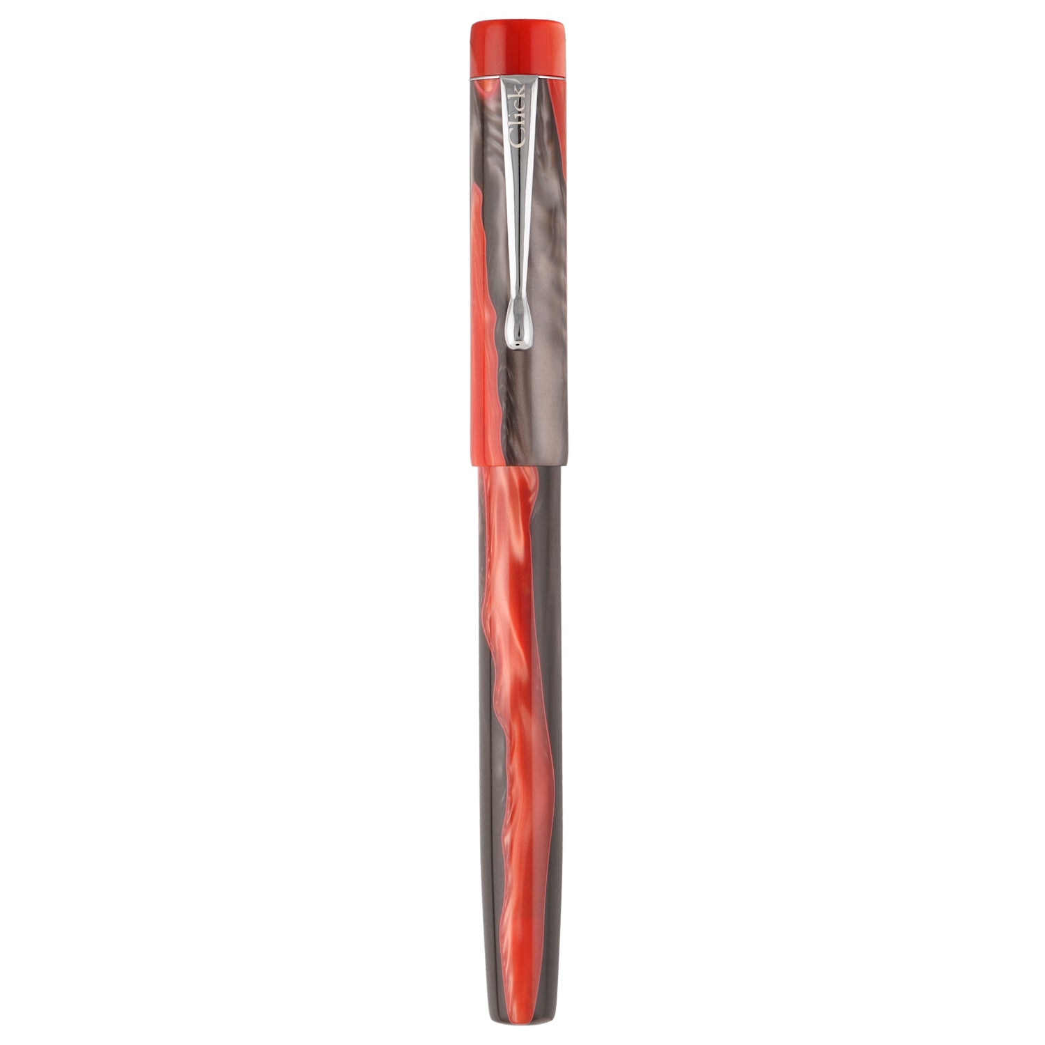 Click Century Acrylic Red Black CT Fountain Pen CLK130070RBK