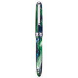 Click Falcon Acrylic Green Blue CT Fountain Pen CLK130060GBU