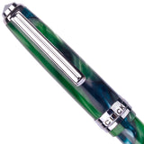 Click Falcon Acrylic Green Blue CT Fountain Pen CLK130060GBU