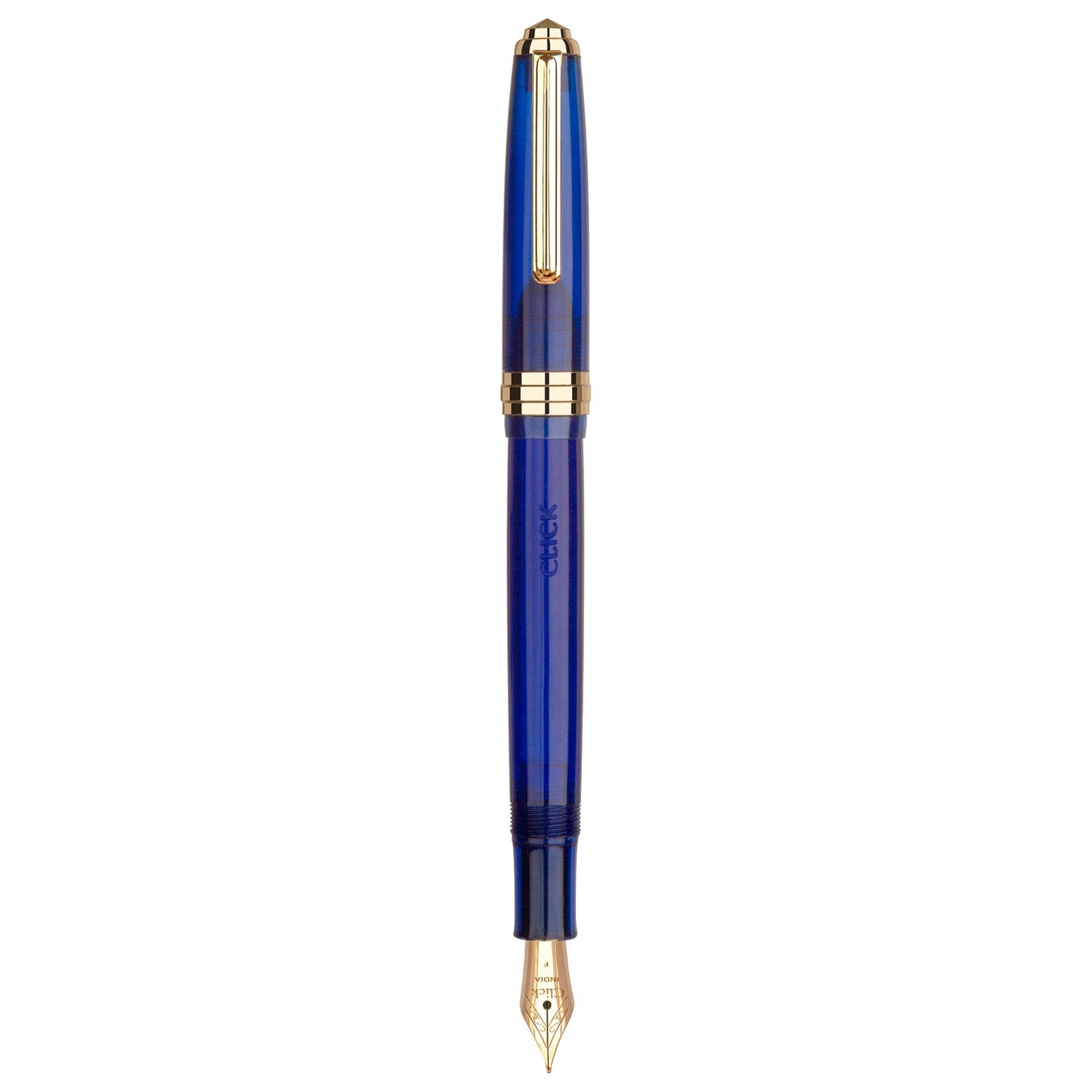 Click Falcon Demonstrator Blue GT Fountain Pen CLK130050DBU
