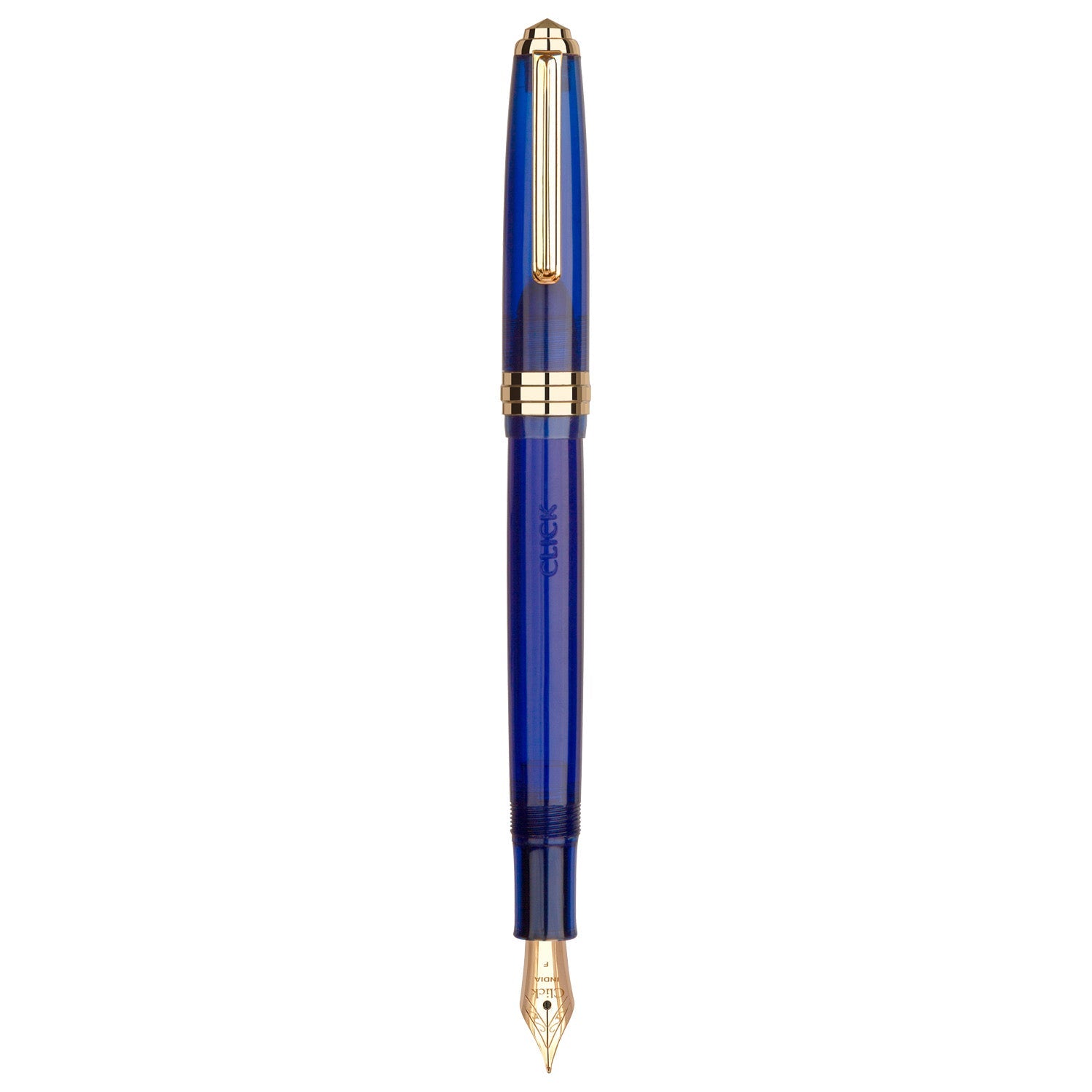 Click Falcon Demonstrator Blue GT Fountain Pen CLK130050DBU