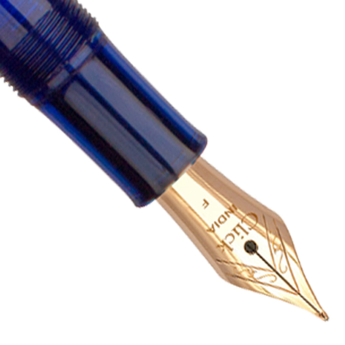 Click Falcon Demonstrator Blue GT Fountain Pen CLK130050DBU