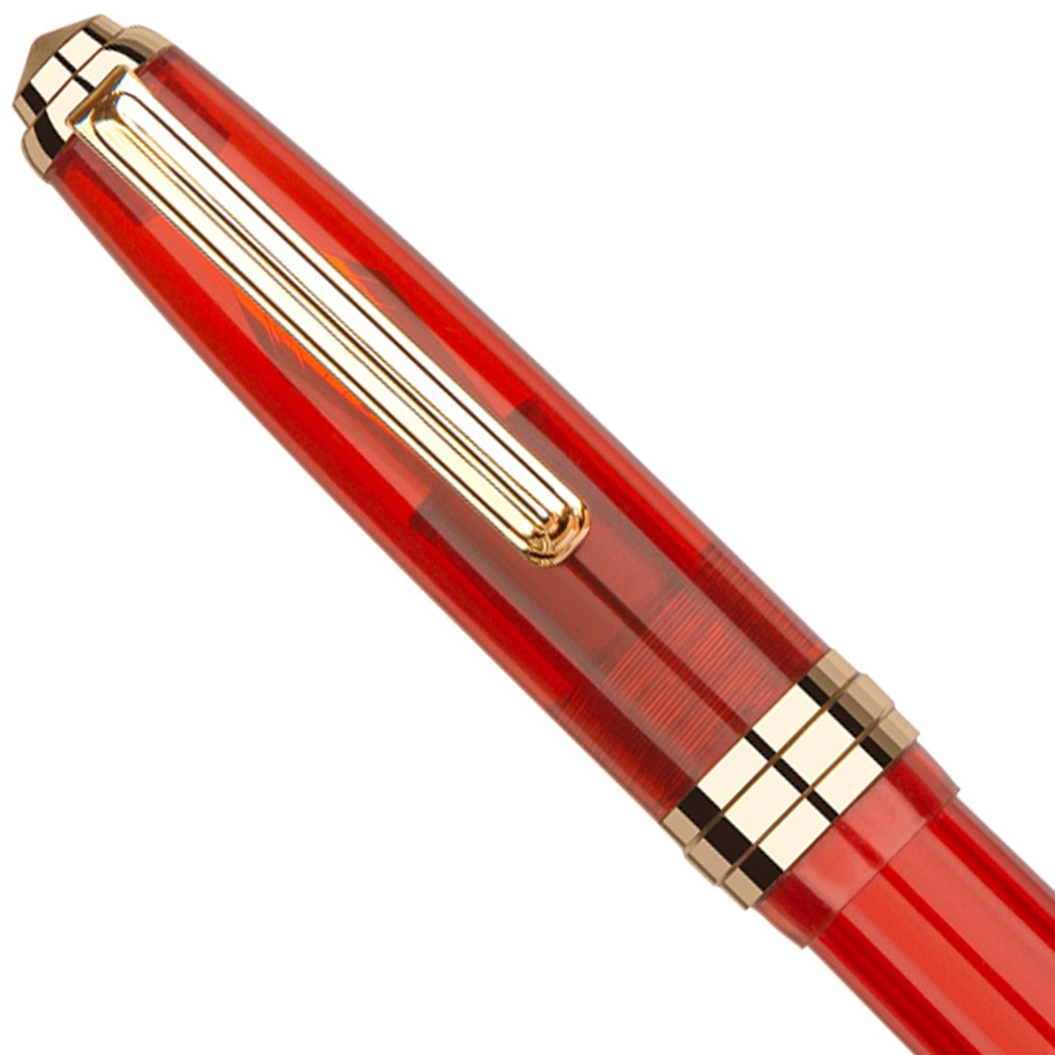 Click Falcon Demonstrator Red GT Fountain Pen CLK130050DR