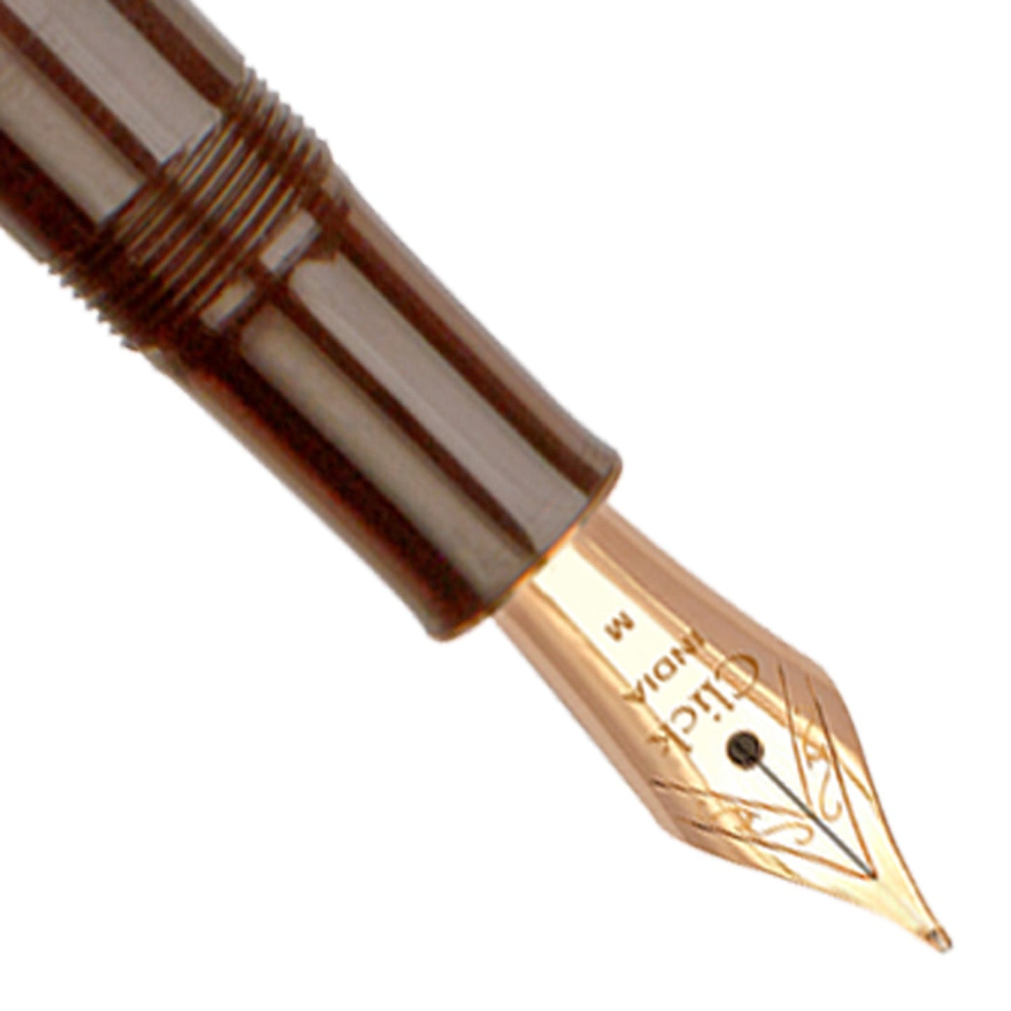 Click Falcon Demonstrator Smoky Black GT Fountain Pen CLK130050DSBK