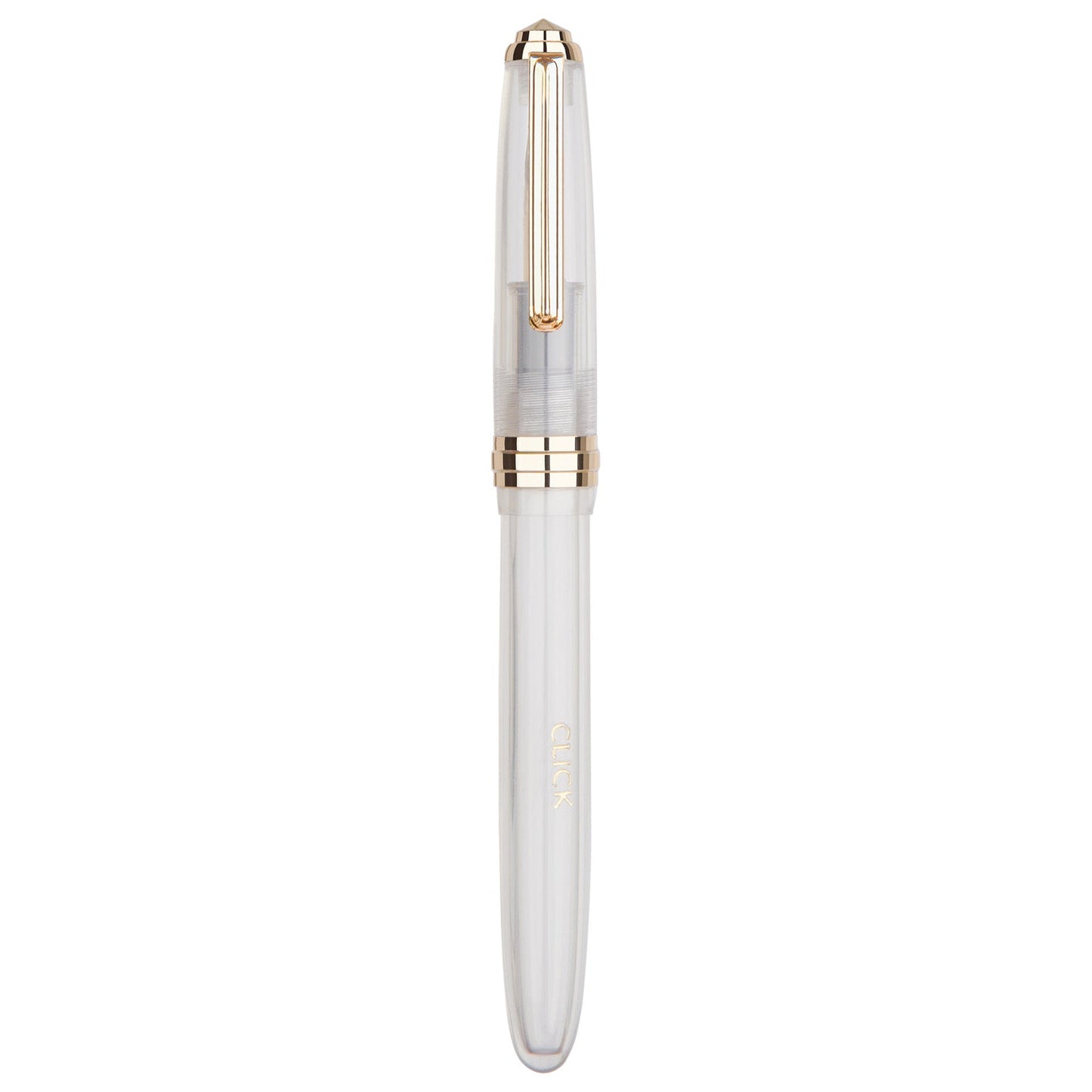 Click Falcon Demonstrator White GT Fountain Pen CLK130050DW