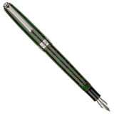 Click Falcon Ebonite Green/Black CT Fountain Pen CLK130090EGBK