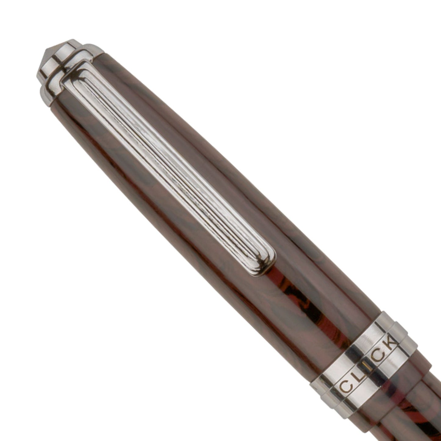 Click Falcon Ebonite Maroon/Black CT Fountain Pen CLK130090EMBK
