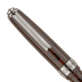 Click Falcon Ebonite Maroon/Black CT Fountain Pen CLK130090EMBK