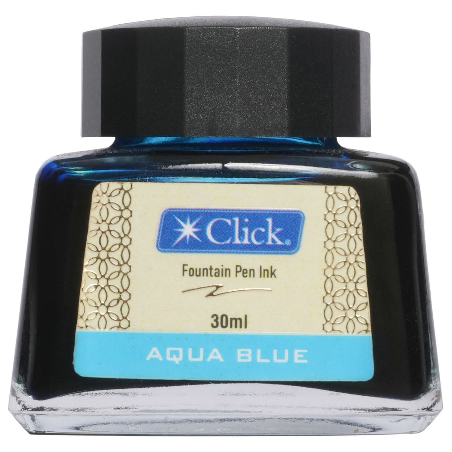 Click Ink Bottle (Aqua Blue - 30 ML) CLKINAQBU
