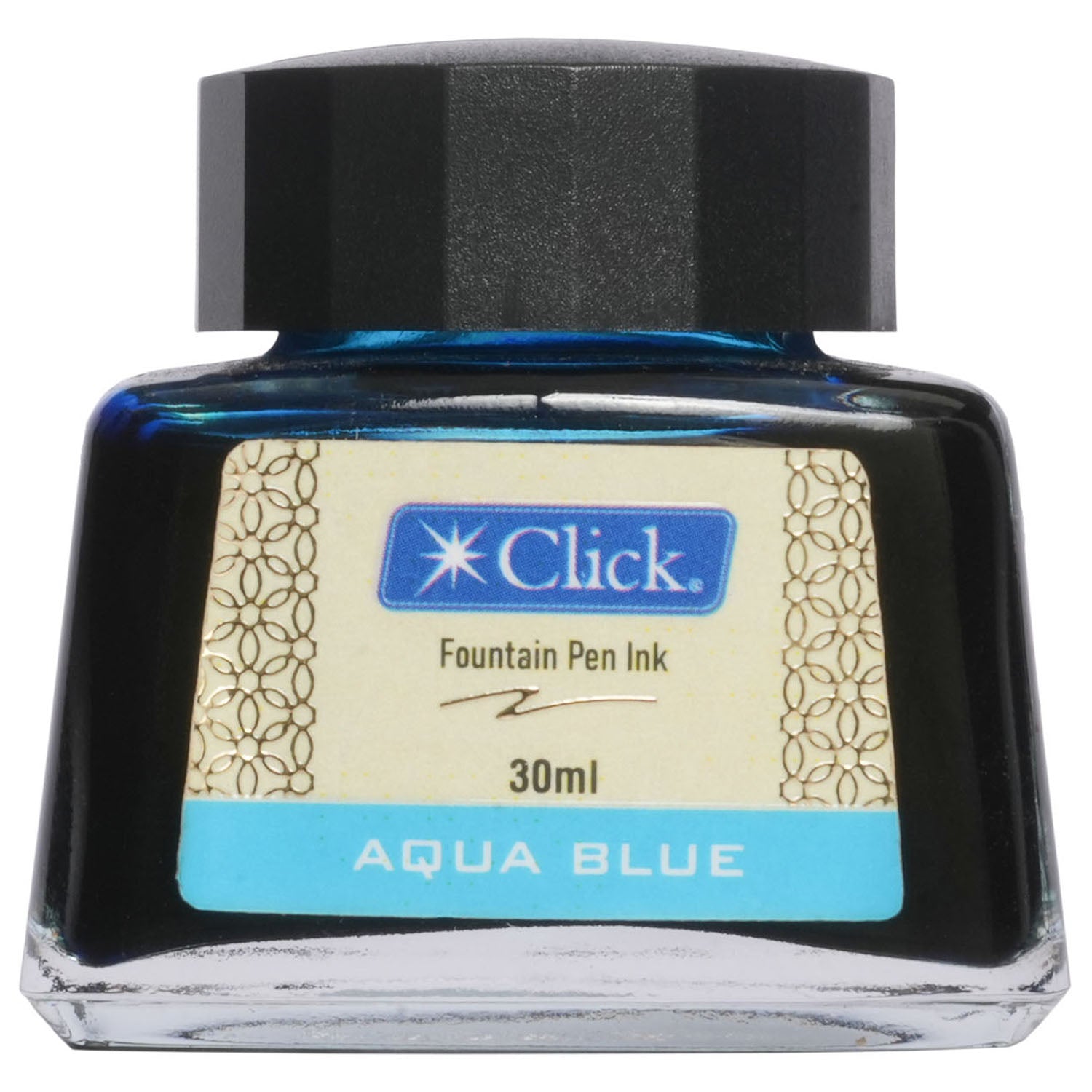 Click Ink Bottle (Aqua Blue - 30 ML) CLKINAQBU