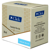 Click Ink Bottle (Aqua Blue - 30 ML) CLKINAQBU