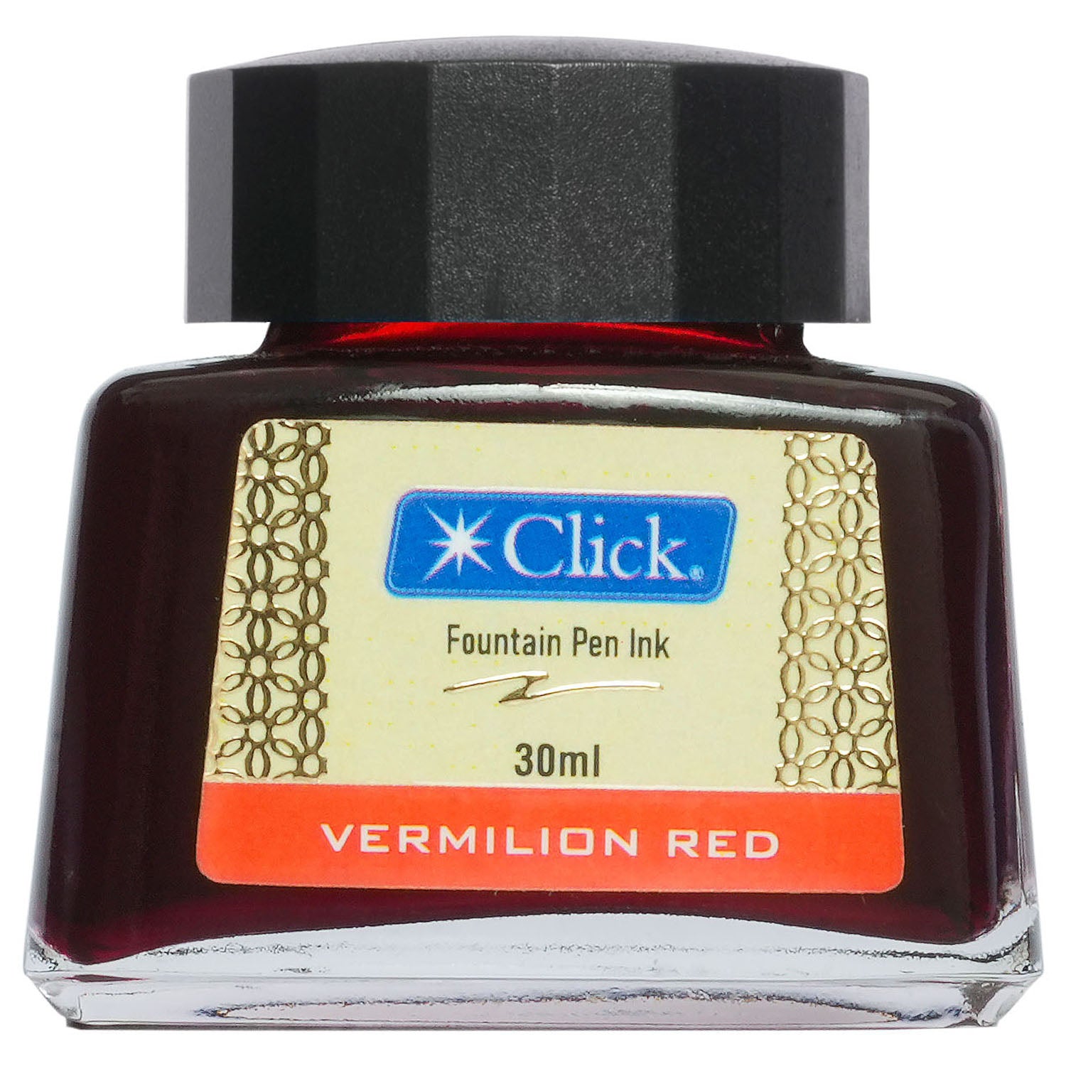 Click Ink Bottle (Vermilion Red - 30 ML) CLKIN30VRE