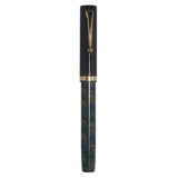 Click Orion Ebonite Teal Blue/Brown GT Fountain Pen CLK1605HETLBUBR