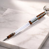 Click Retro Ebonite HT Brown/Black CT Fountain Pen CLK2500BRBK
