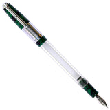 Click Retro Ebonite HT Green/Black CT Fountain Pen CLK2500GBK