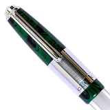 Click Retro Ebonite HT Green/Black CT Fountain Pen CLK2500GBK
