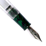 Click Retro Ebonite HT Green/Black CT Fountain Pen CLK2500GBK