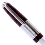 Click Retro Ebonite HT Maroon/Black CT Fountain Pen CLK2500MBK