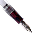 Click Retro Ebonite HT Maroon/Black CT Fountain Pen CLK2500MBK