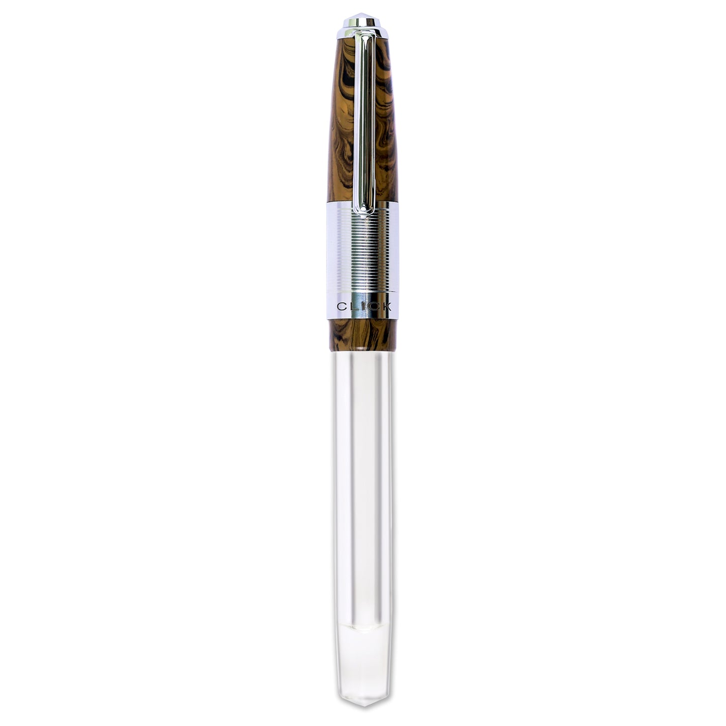 Click Retro Ebonite HT Yellow/Black CT Fountain Pen CLK2500YBK