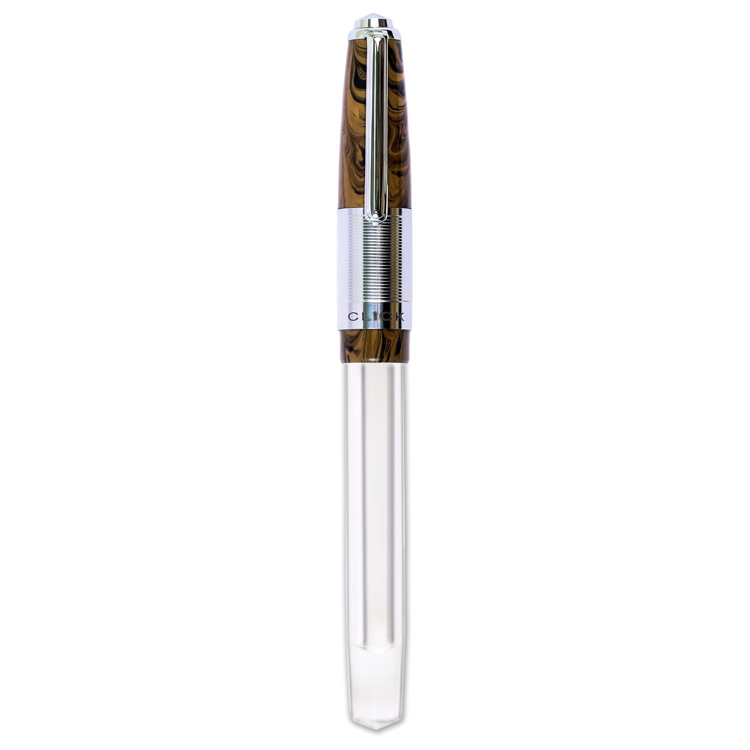 Click Retro Ebonite HT Yellow/Black CT Fountain Pen CLK2500YBK