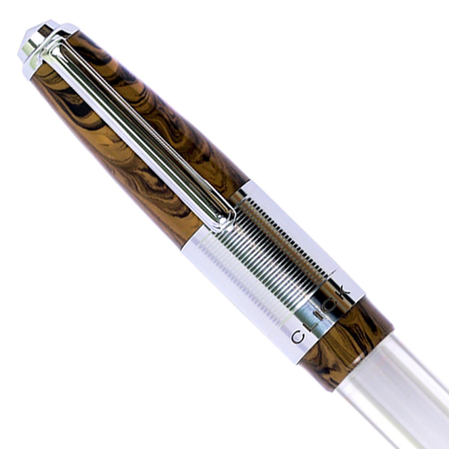 Click Retro Ebonite HT Yellow/Black CT Fountain Pen CLK2500YBK