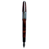 Click Retro Acrylic Brown CT Fountain Pen CLK2100BR
