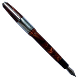 Click Retro Acrylic Brown CT Fountain Pen CLK2100BR