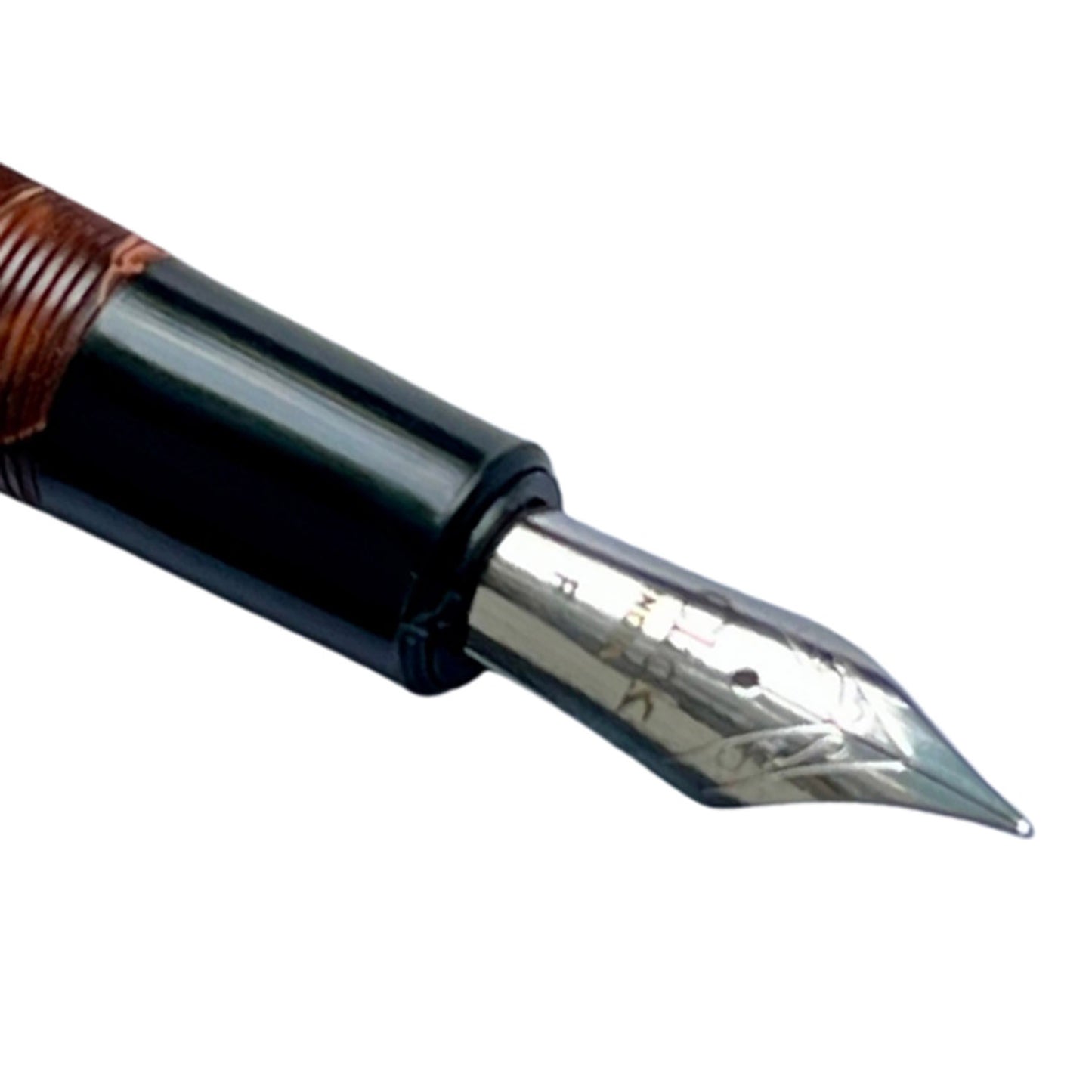Click Retro Acrylic Brown CT Fountain Pen CLK2100BR