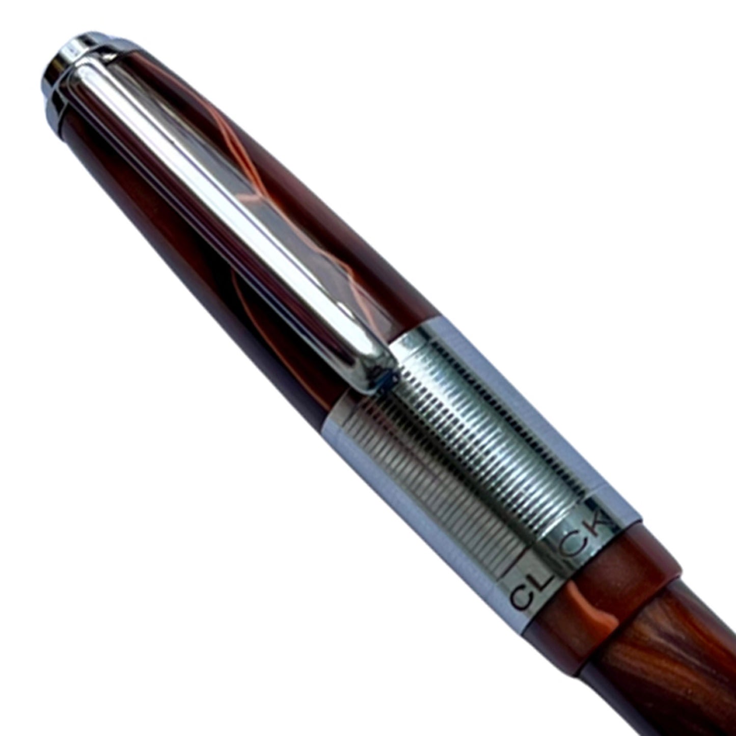 Click Retro Acrylic Brown CT Fountain Pen CLK2100BR