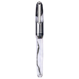 Click Retro White Black CT Fountain Pen CLK2100EBK