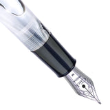 Click Retro White Black CT Fountain Pen CLK2100EBK