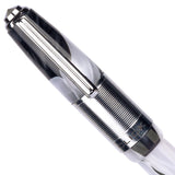 Click Retro White Black CT Fountain Pen CLK2100EBK