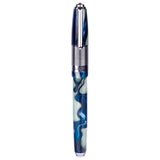 Click Retro White Blue CT Fountain Pen CLK2100WBU