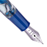 Click Retro White Blue CT Fountain Pen CLK2100WBU